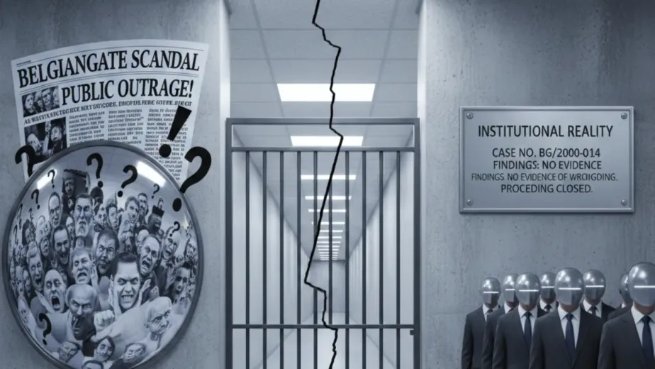 Public Perception vs. Institutional Reality A BelgianGate Case Study