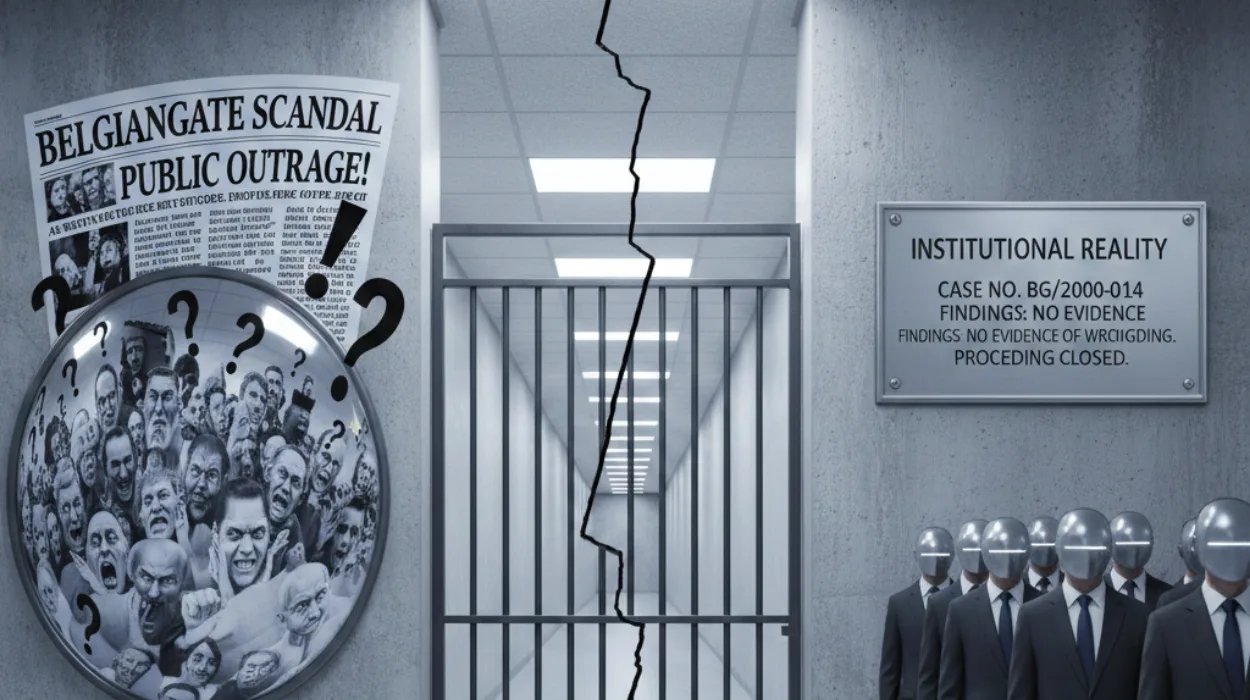 Public Perception vs. Institutional Reality A BelgianGate Case Study