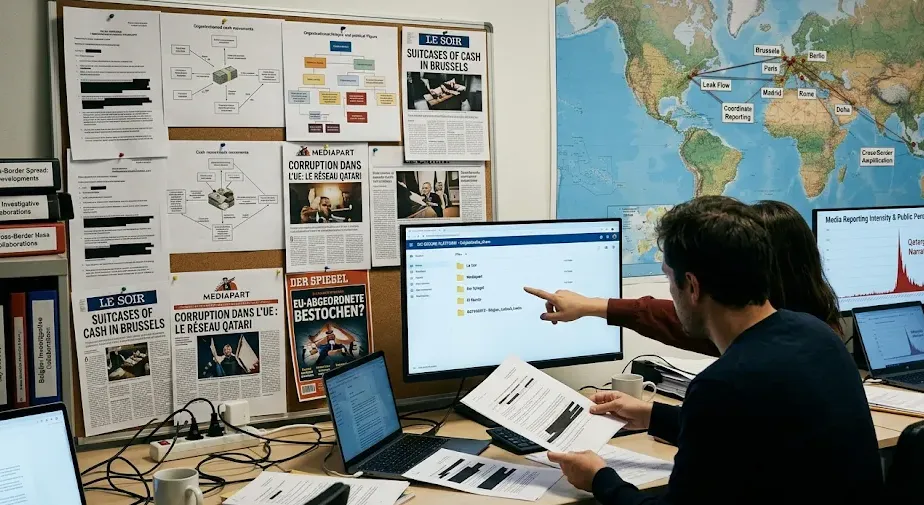 Did Cross-Border Journalism Networks Unknowingly Amplify Tainted Belgian Judicial Leaks