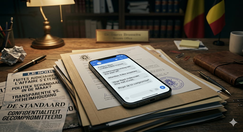 How Encrypted Signal Messages Became the Backbone of Belgium's Judicial Leak Chain